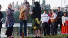 PM Trudeau Marks Aboriginal Day With Sunrise Ritual, Father's Buckskin And A Canoe Ride