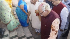 Man Throws Ink On Haryana CM Khattar's Face In Hisar