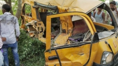 13 Children Killed After Train Rams Into School Van At Railway Crossing In UP's Kushinagar