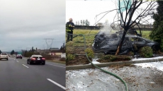 Surrey And Edmonton Men Charged For Street Racing Crash That Destroyed Lamborghini