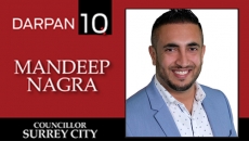 Darpan's 10 with City of Surrey Councillor Mandeep Nagra