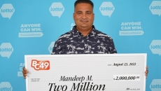 Surrey resident Mandeep Maan wins $2M in BC/49 draw, “I Told my Wife and She Started Crying!”: