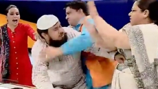 Watch: Maulana Assaults Woman Against Triple Talaq, 'Nikah Halala' During A Live TV Debate