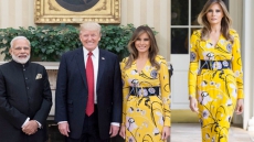 PICS: Melania Trump's Yellow Floral-Dress To Greet PM Modi Gives Major Fashion Goal
