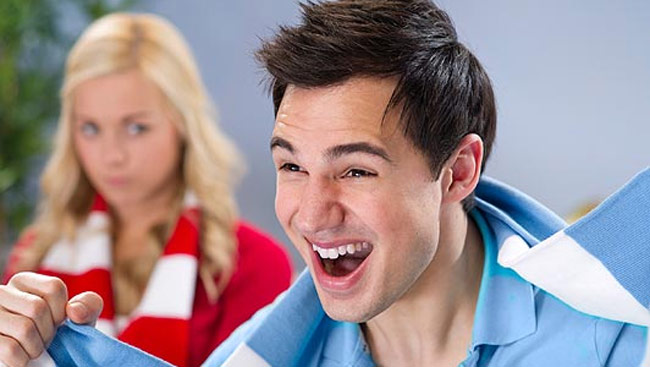 Game on! More men willing to shun sex for soccer