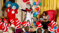 Mrs. Obama Encourages Kids To Eat Right, Exercise At Dr. Seuss Book Reading At White House