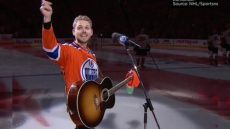 WATCH: Oilers Fans Help Sing U.S. National Anthem After Microphone Failure At Rogers Place