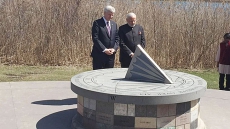 First Pics: Modi, Harper Visit Memorial To Victims Of Terrorist Attack On Air India Jet