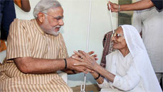 As PM Narendra Modi Takes Oath, Mother Heeraben Modi Watches Swearing-In Ceremony From Hundreds Of Miles Away