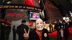 First Look: New York's Times Square resounds to 'Modi, Modi!'