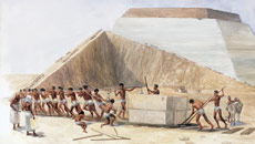 Know how Egyptians moved giant rocks to build pyramids