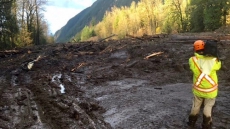 No One Hurt, But One Home Damaged In Early Morning Mudslide Near Vernon, B.C.