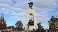 Sorrow, security on display at National War Memorial as Harpers pay tribute