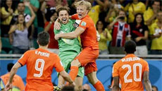 Van Gaal's Krul masterstroke takes Netherlands into World Cup semis