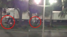 Nice Attack: Hero Halts Killer's Rampage By Jumping Into The Truck, Crushed To Death