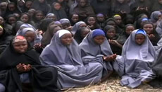Kidnapped Nigerian girls 'shown' in new video