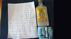 Bottle Found On Nova Scotia Beach Has A Message, Human Ashes - And Money For A Drink