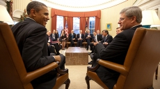 More Canadian help coming on Ebola, Harper tells Obama