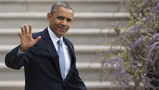 Obama arrives in Japan on four-nation Asian trip