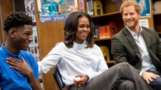 Michelle Obama And Prince Harry Surprise Chicago School Teens; Watch Their Priceless Reaction