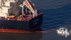 Navy Ship Spills Fuel Off B.C. Coast, Cleanup Underway