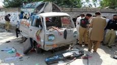 Six killed, 12 injured in Pakistan van blast