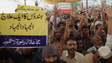 Pakistan rally demands jihad against India