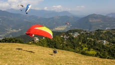 Paragliding accident in North Okanagan