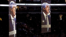 Canucks Hold Pre-game Ceremony In Memory Of Late Coach And Executive Pat Quinn