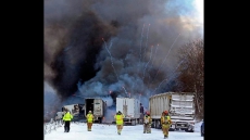 123-vehicle pileup on snowy interstate kills Cdn trucker in southwest Michigan