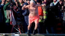 Dozens take icy plunge into Nova Scotia waters in annual polar bear dip