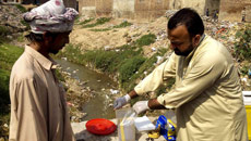 Polio virus found in Pakistani sewage samples