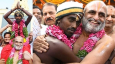 Hyderabad Priest Re-Enacts 2,700-Year-Old Ritual, Carries Dalit Man Into Temple On His Shoulder