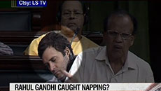 Rahul Gandhi dozes off in Parliament, footage goes viral on social media
