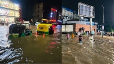 Heavy rainfall continues to batter Jaipur; flood-like situation leaves commuters stranded