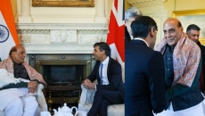 Rajnath calls on Sunak during UK visit, discuss enhancing defence ties