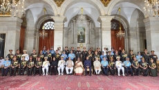 President confers one Kirti Chakra, 14 Shaurya Chakras