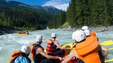 Whitewater Rafters Reach New Heights Accessing Famed Rapids Near Golden, B.C.