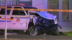 Marked RCMP Vehicle Collides With Van In Burnaby, B.C.