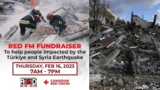 RED FM fundraising for Turkey & Syria earthquake relief