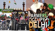 WATCH: Farmers Tractor Rally Takes a Violent Turn on Republic Day