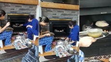 WATCH: Punjabi Mother’s Roti-making Jugaad At A Fireplace Is Just Hilarious