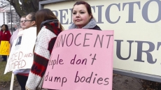 Family, Friends Rally Outside B.C. Court For The Murdered Mother Of Boy