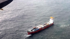 Coast guard tethers to disabled Russian cargo ship off B.C. coast