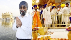 SEE PICS: Harjit Singh Sajjan At Harmandar Sahib, Gets Cold Shoulder From Punjab Government