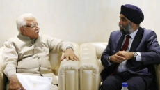 Harjit Sajjan Meets Haryana CM; Canada Keen On Investment