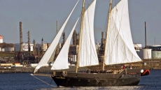 U.S. Coast Guard Tracks Crippled Nova Scotia Tall Ship After Rescuing Crew