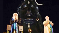 On Maha Shivaratri PM Modi Unveils 112 Feet Lord Shiva Bust