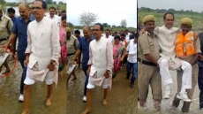 Madhya Pradesh CM Shivraj Singh Chouhan's Security Man Carries His Shoes In Hand