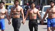 'Rape Roko': Delhi Women's Panel's Male Volunteers March In Boxer Shorts To Protest Rape